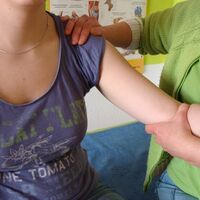 Mobilisierung des Schultergelenks